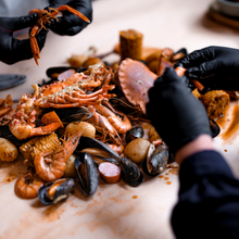 Load image into Gallery viewer, Serves Four: Waagyu's Luxury Seafood Boil Kit