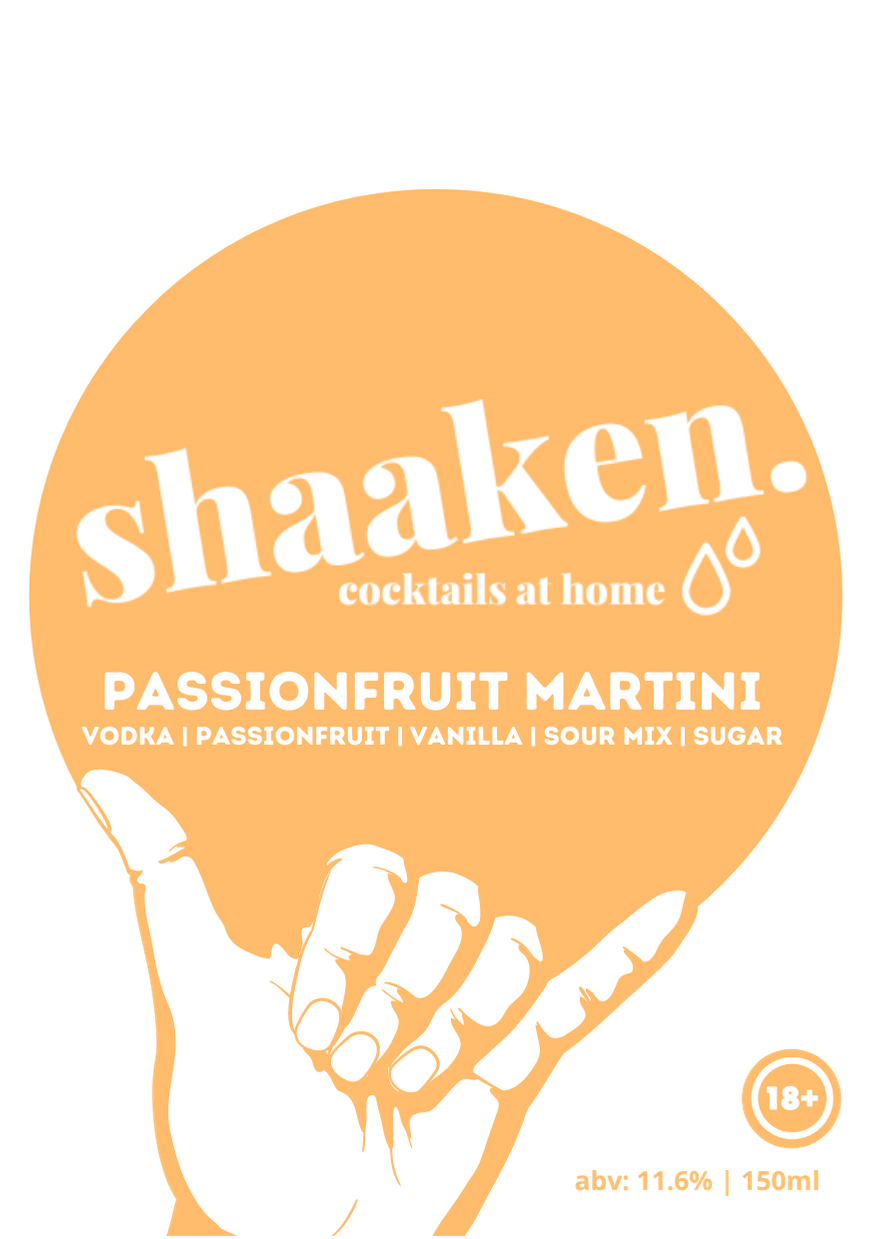 SHAAKEN Passionfruit Martini